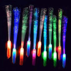 25 Pack Glow Sticks Mardi Gras Party Supplies ,Glow in the Dark Party Supplies,3 Models Flashing Sticks, Fiber Optic Wands Light up Sticks Fit Wedding Birthday Easter valentine's day
