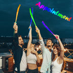 25 Pack Glow Sticks Mardi Gras Party Supplies ,Glow in the Dark Party Supplies,3 Models Flashing Sticks, Fiber Optic Wands Light up Sticks Fit Wedding Birthday Easter valentine's day